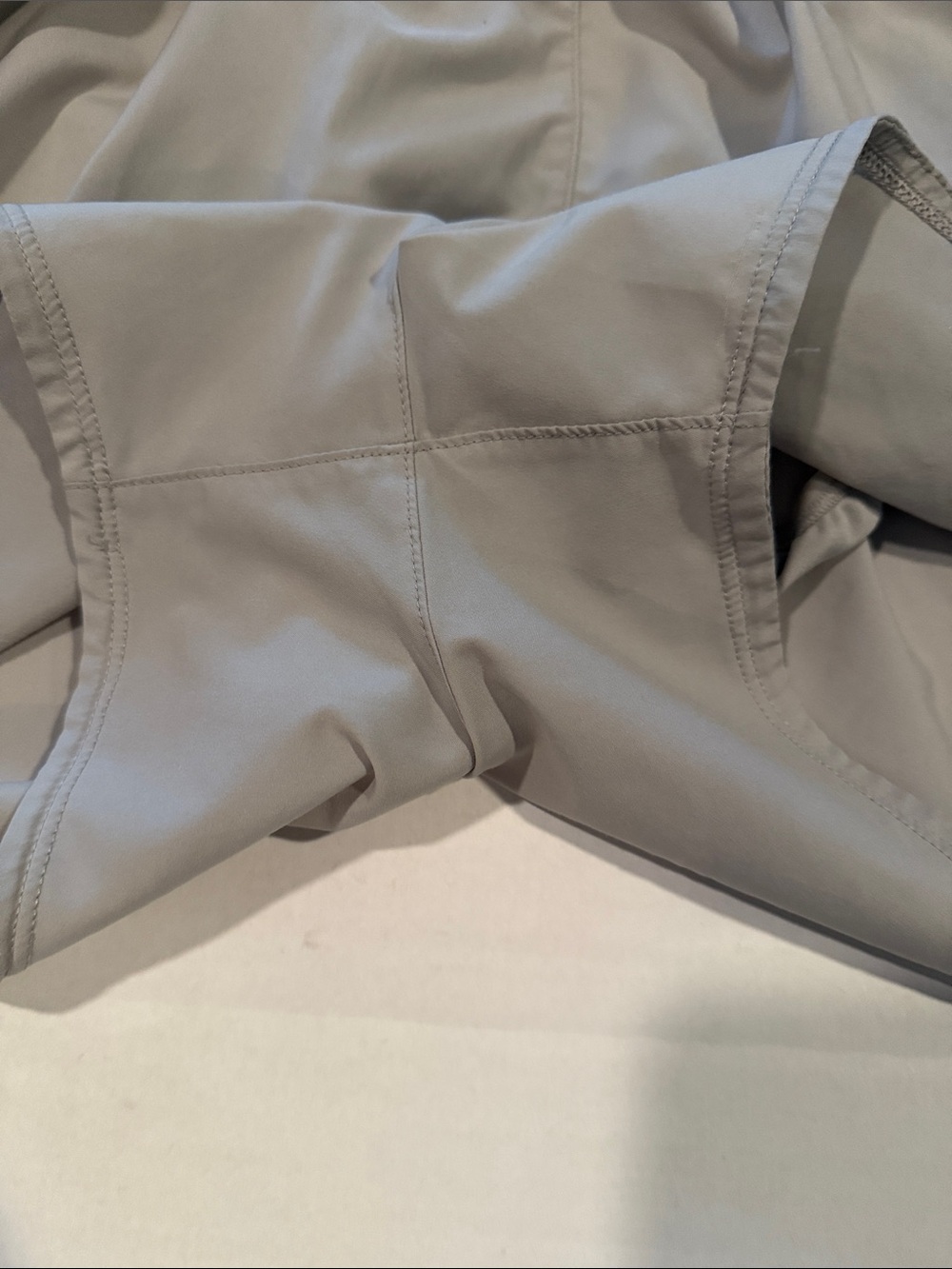Nike Women's Smocked Waist Athletic Shorts - Grey - Picture 3 of 9